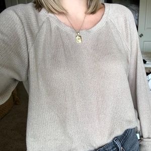 Knitted Long Sleeve Sweater